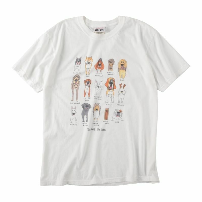 たぬき 希少 Chi-bee dog1 tee/チービー Tシャツ dog1 | 靴 靴下| バッグ トップス