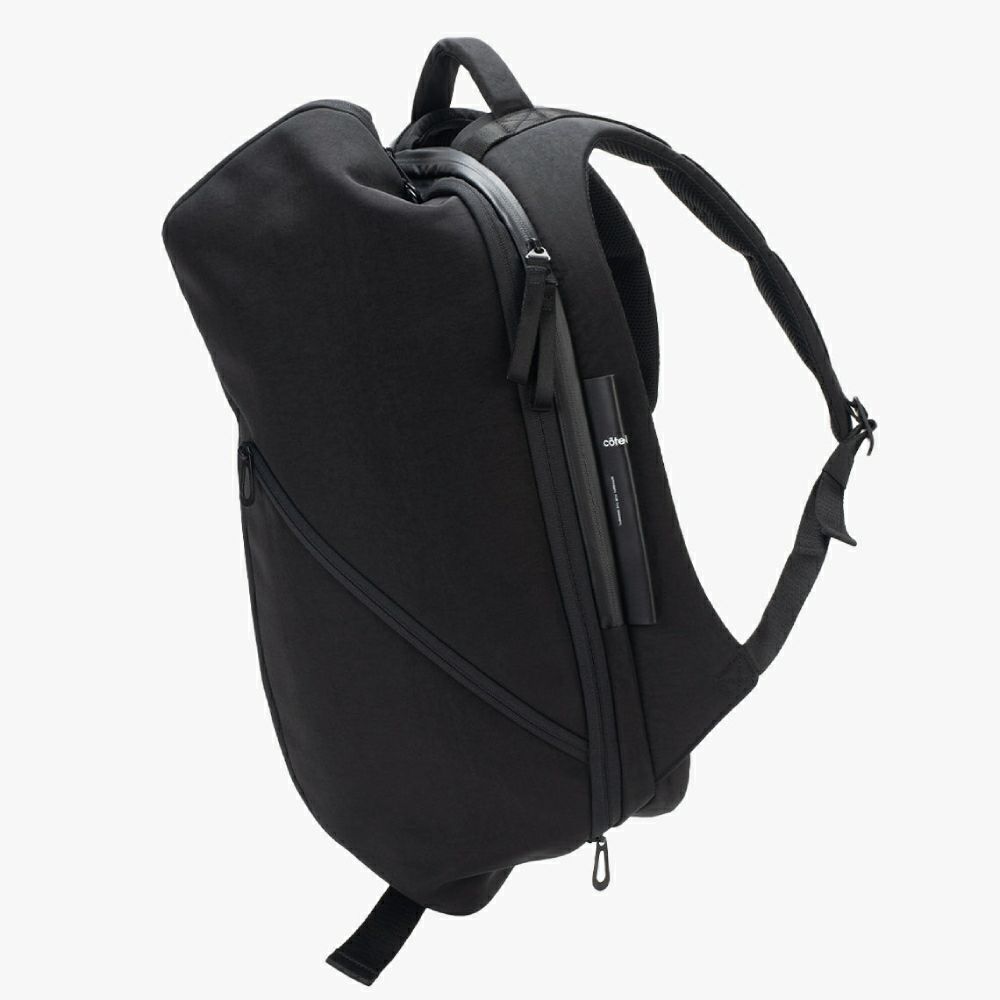 cote&ciel コートエシエルIsar M Round Carbon Black | バッグ| バッグ