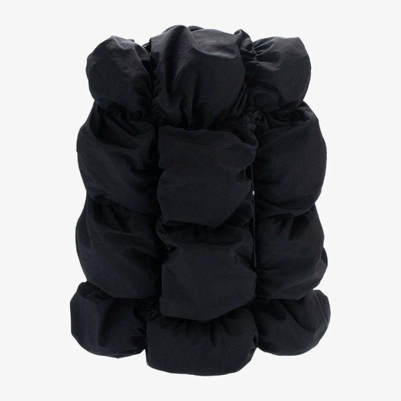 cote&ciel コートエシエルDrava Gathered Black バックパック | バッグ